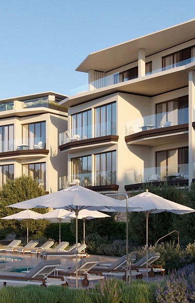 Новый проект в большой резиденции с полем для гольфа Limassol Greens
